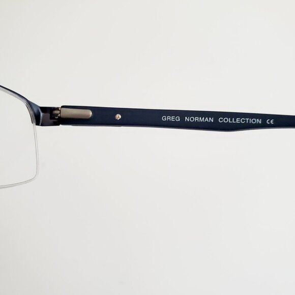 NEW GREG NORMAN COLLECTION Men's Sleek Frames Eyeglasses GN230 54-17-140 Rect. - Picture 3 of 9